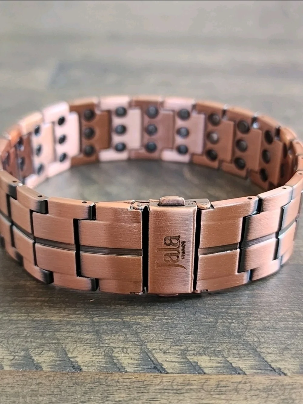 Genuine JalaStudios Pure Copper Magnetic Bracelet 60 Magnets Heavyweight 21mm